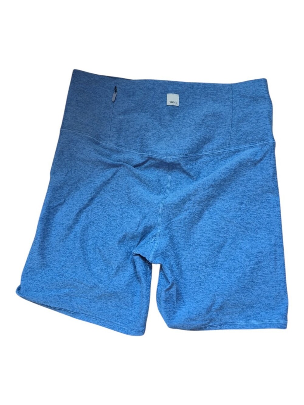 Vuori Clean Elevation Shorty Bike Shorts Isle Blue Heather Medium